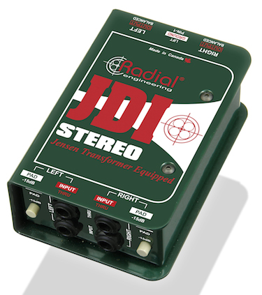 Radial Ships JDI Stereo Passive Direct Box