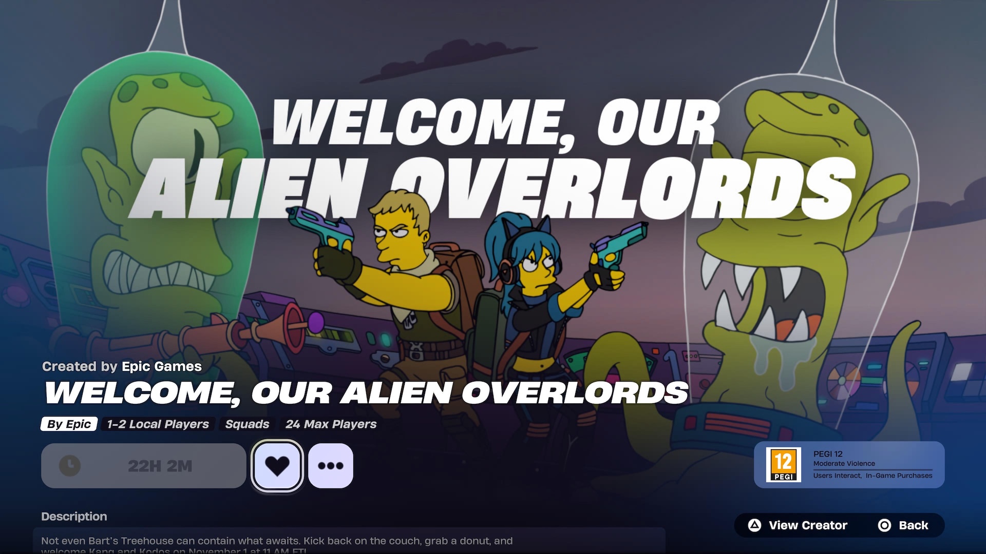 Welcome Our Alien Overlords event playlist