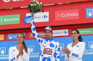 Thomas De Gendt moves into the KOM lead for the first time