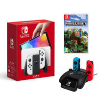 Nintendo Switch OLED | Minecraft | PowerA charging station | £319 at Currys