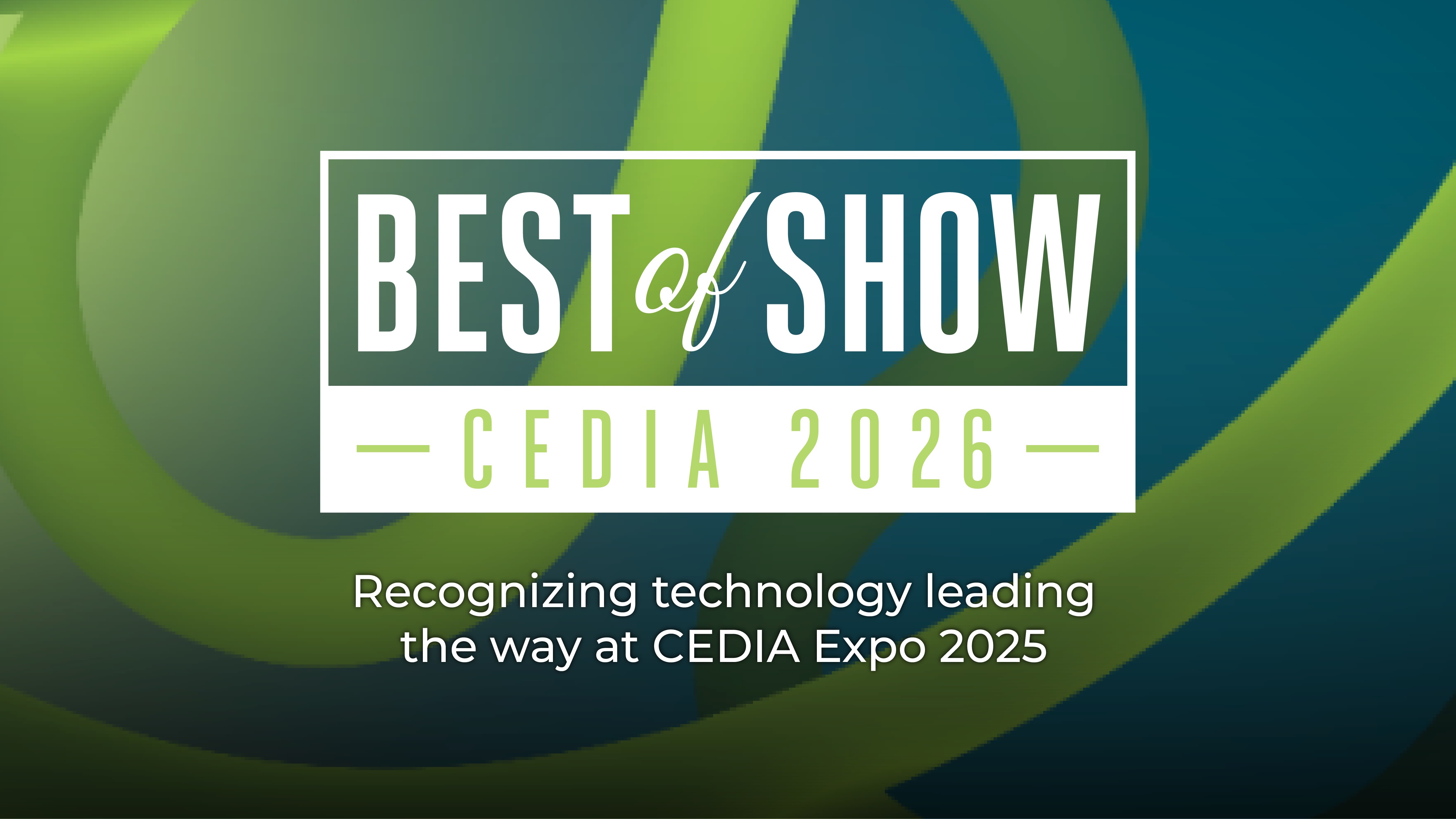 The Best of Show CEDIA 2026 logo.