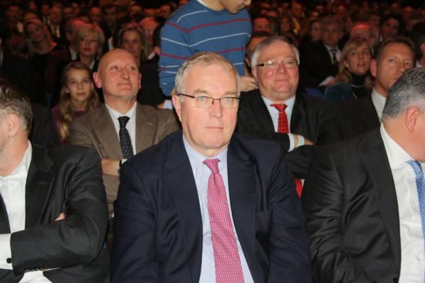 UCI President Pat McQuaid attended the Leopard-Trek team presentation