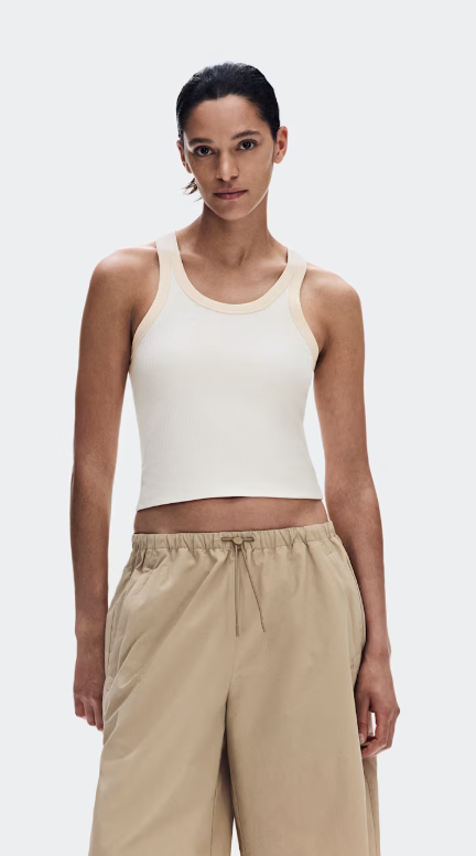 On, All-Day Ribbed Tank Ivory