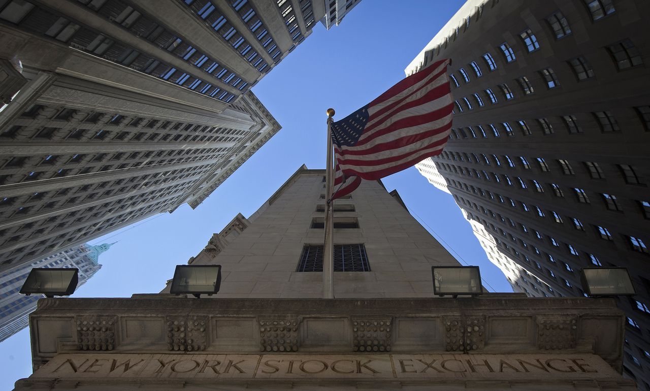 The New York Stock Exchange. 