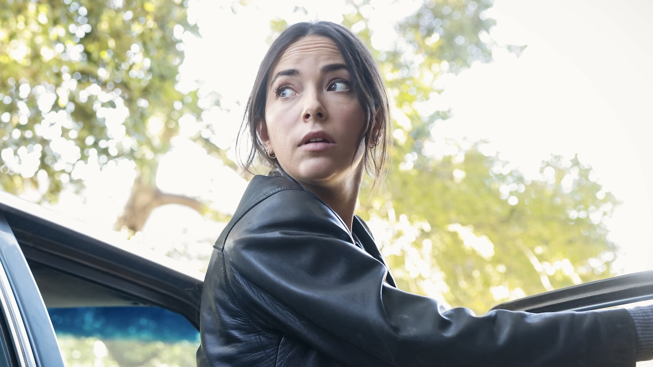 Mariel Molino's Lala stepping out of a car in NCIS: Origins Season 2