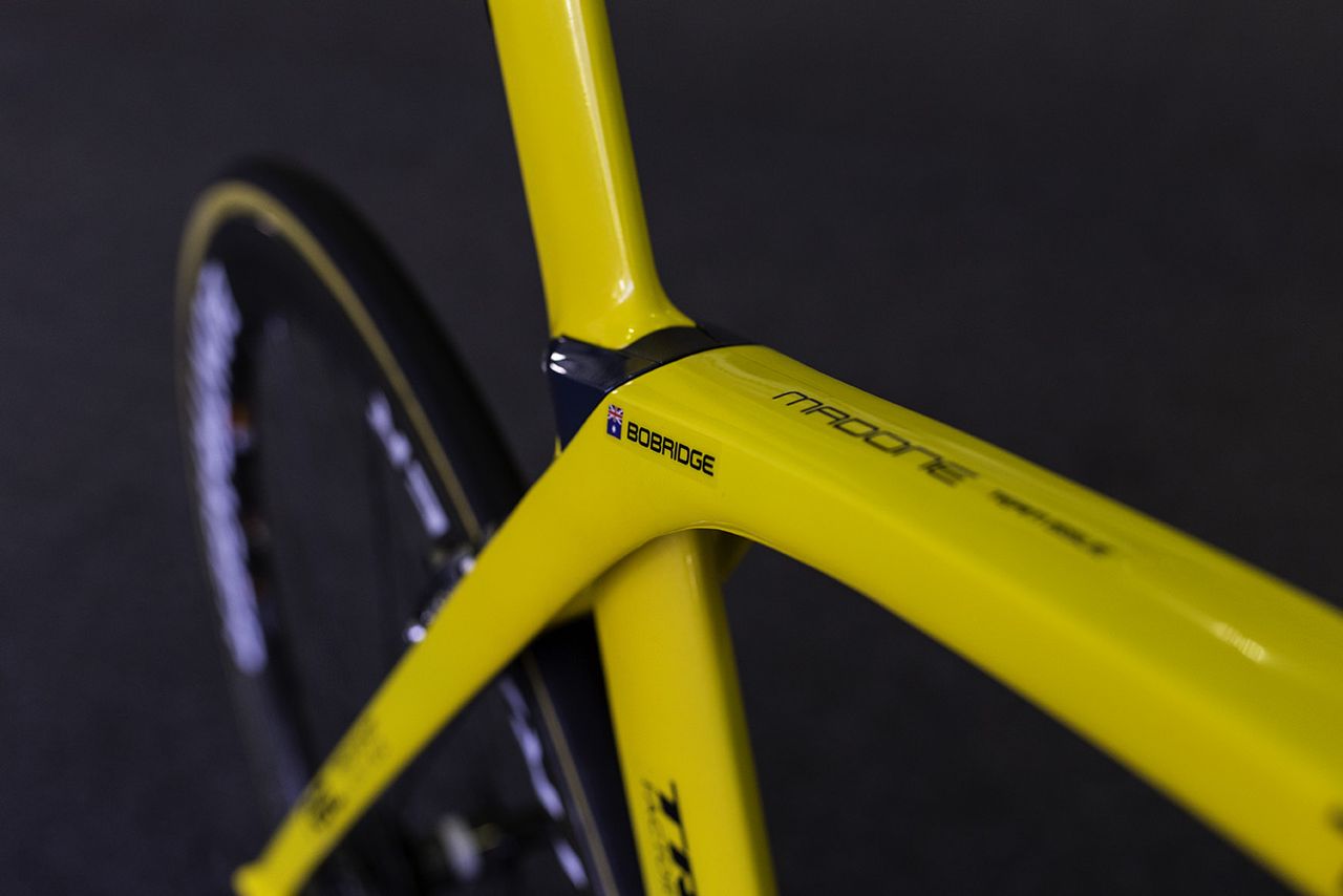 Jack Bobridge's yellow Trek Madone bike