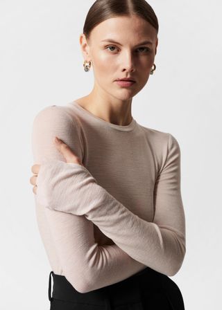 Sheer Wool Top