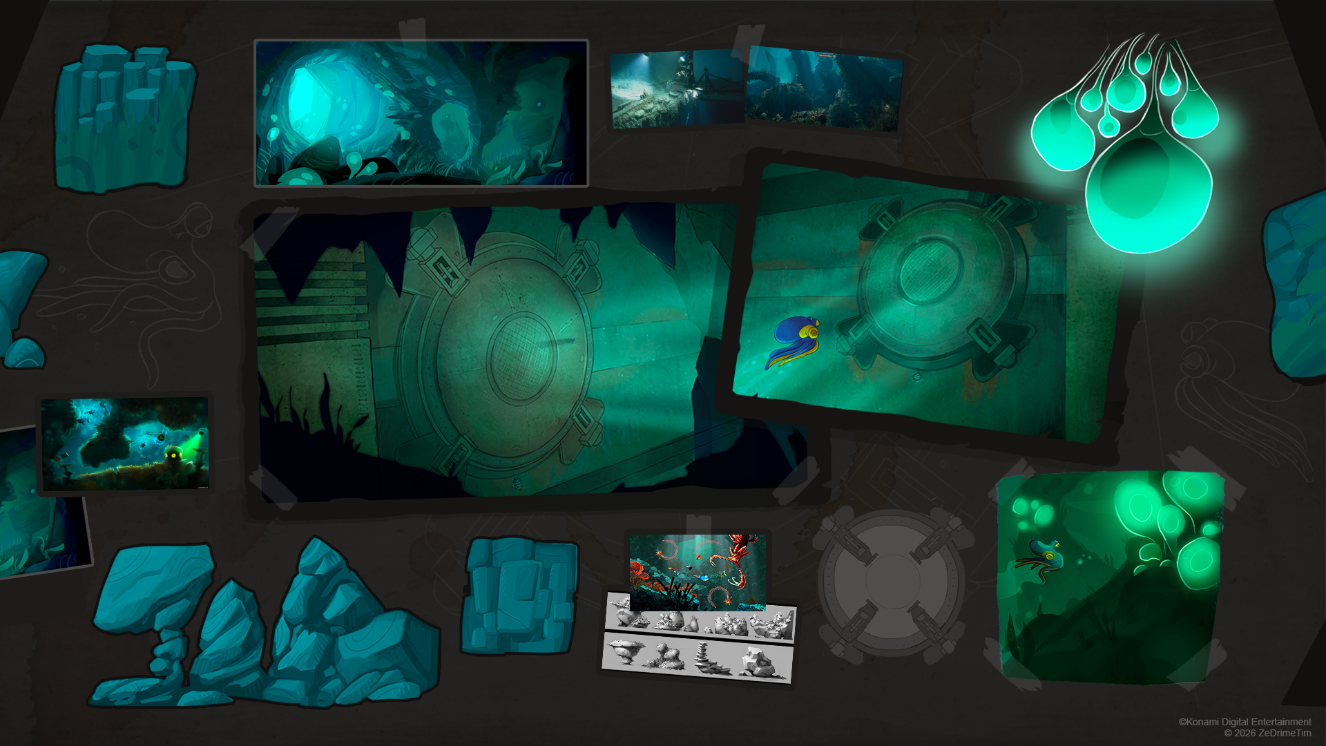 A cartoon octopus game