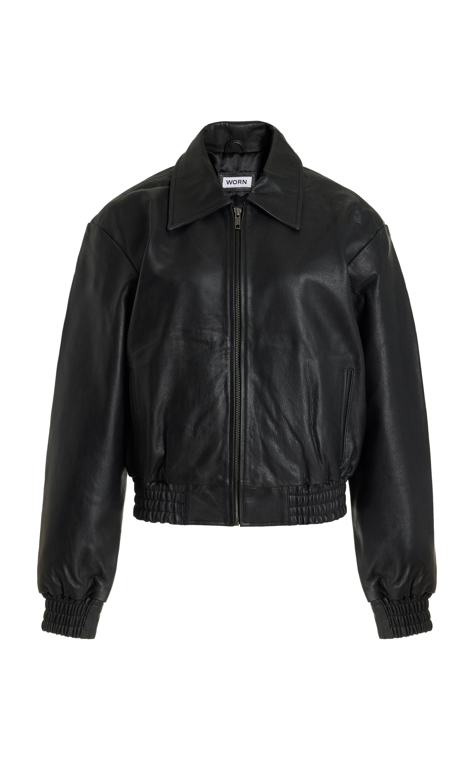 Leather Bomber Jacket