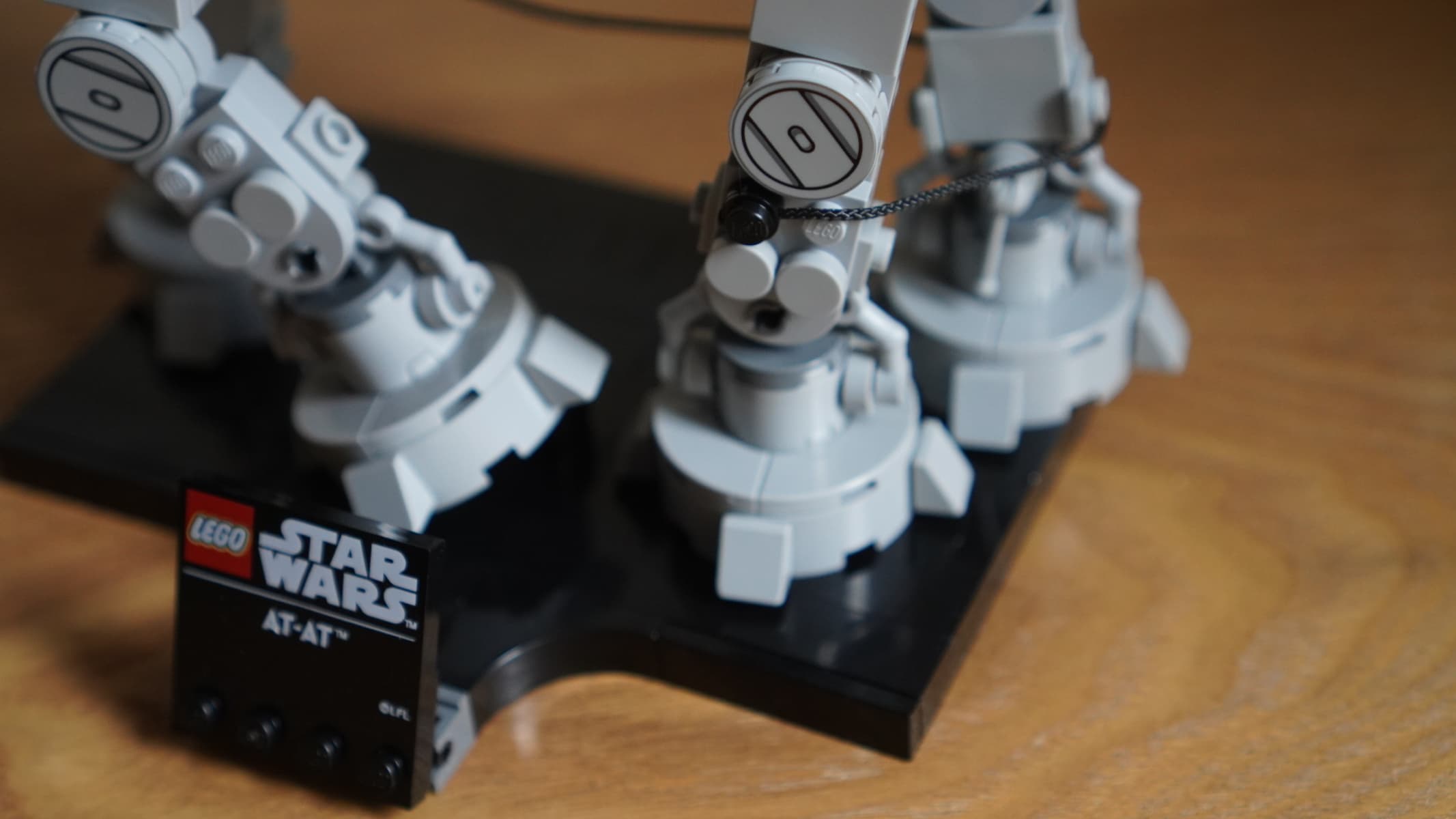 The completed build of Lego Star Wars AT-AT (2026)