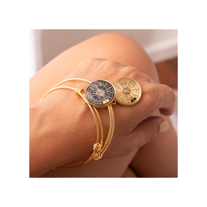 This Ephemeris Talisman Bracelet is a good 50th birthday gift idea for an astrology lover
