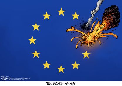 Editorial Cartoon U.S. Brussels Terror Attacks 2016