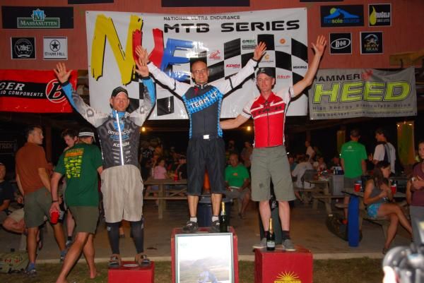 NUE Series Men's Podium: Robert Marion, Christian Tanguy, Jeff Schalk
