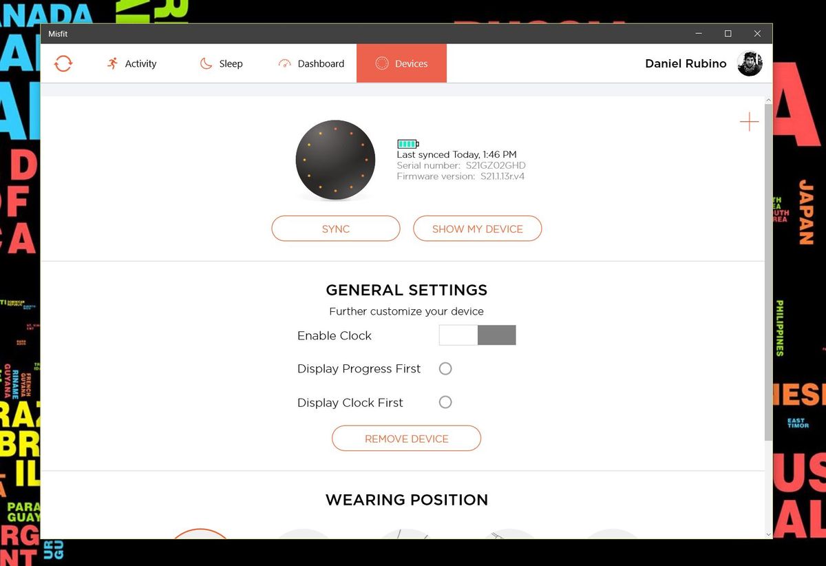 Misfit for Windows 10