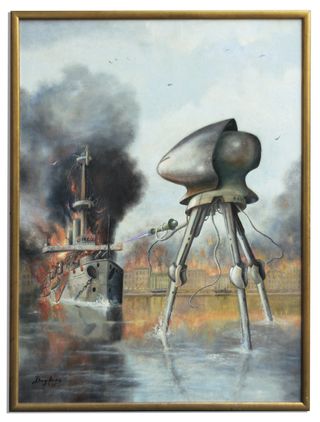 An image from War of the World, by H.G. Wells.