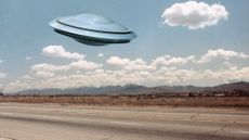 A flying saucer
