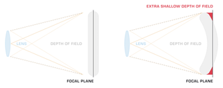 The lens is designed to maximise field curvature to create a unique bokeh styling