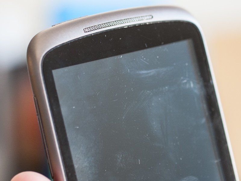 HTC styling is apparent in the Nexus One