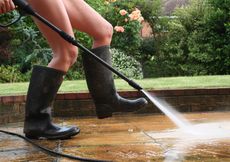 How to clean a patio