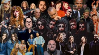 Montage of many of the artists behind the Top 50 rock songs of 2025