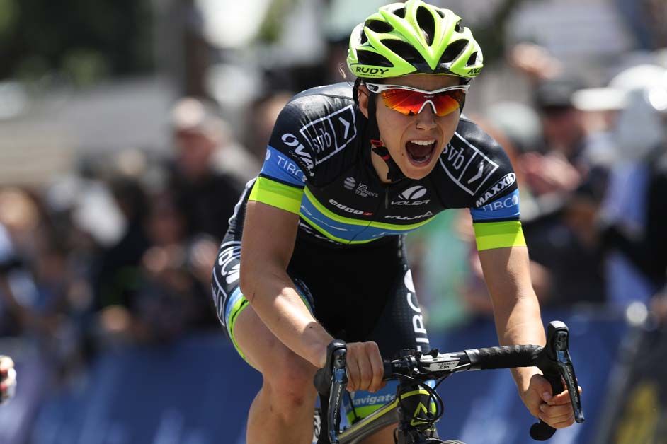 Shannon Malseed crosses the line