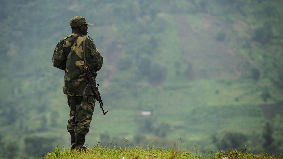 Congolese soldier