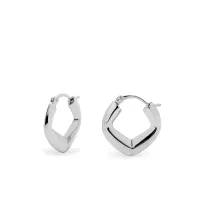 14. Galleria Armadoro Baby Audrey sterling silver hoops