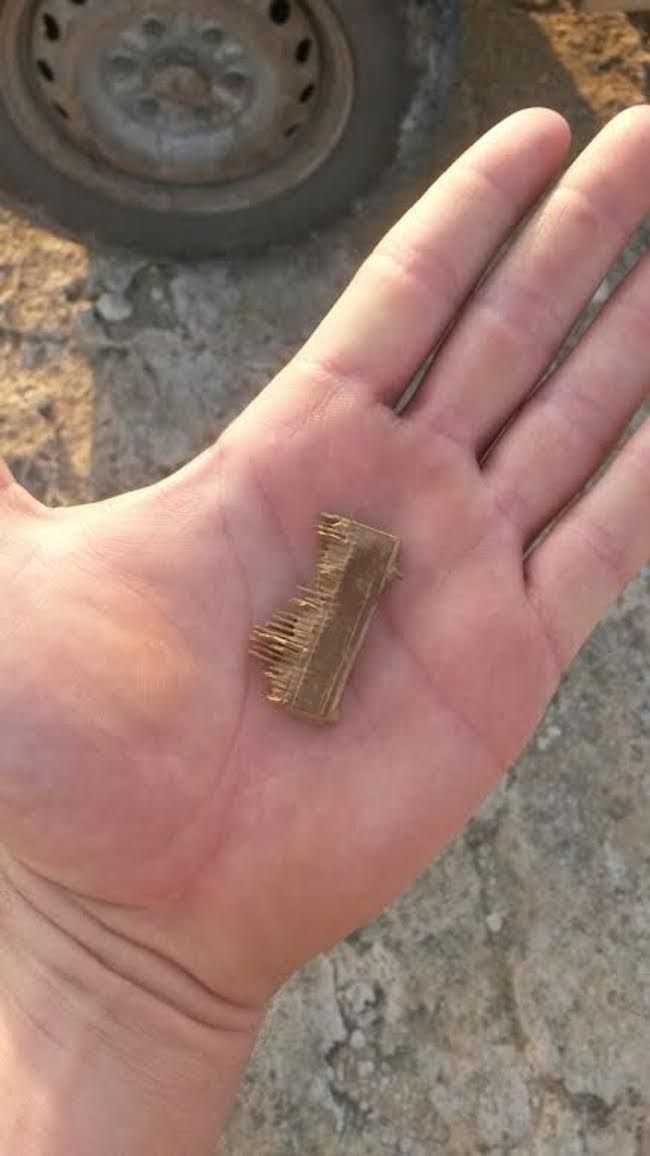 A 2,000-year-old lice comb.