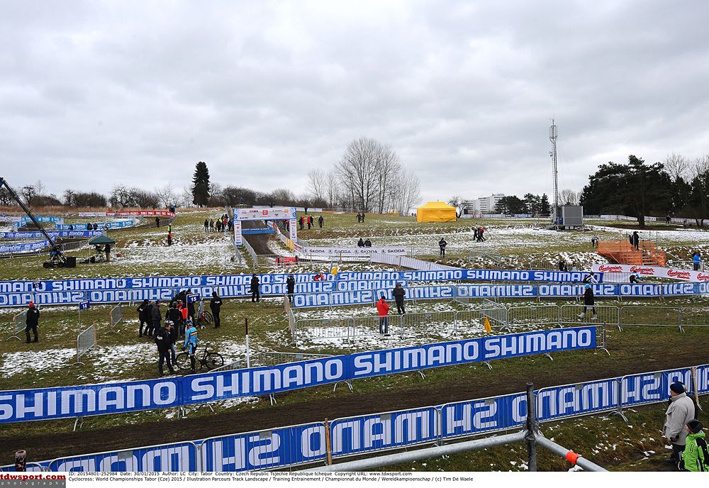 The course is all set up for Worlds