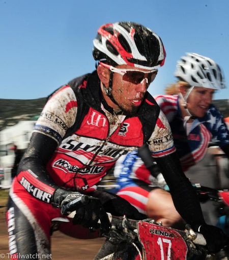 Manuel Prado (Sho-Air Specialized) was quite far back with one lap to go