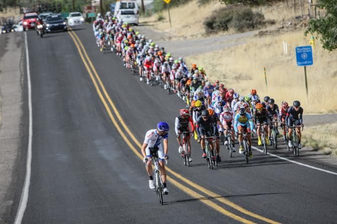 Danny Summerhill (UnitedHealthcare) tries to get the first break of the day going