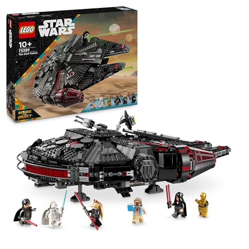 Lego Star Wars 75389 the Dark Falcon - Play and Display Building Toy With Spring-Loaded Shooters, Cannons &amp;amp; 6 Minifigures Incl. C-3po - Gift for 10+ Year Old Boys &amp;amp; Adult Fans
