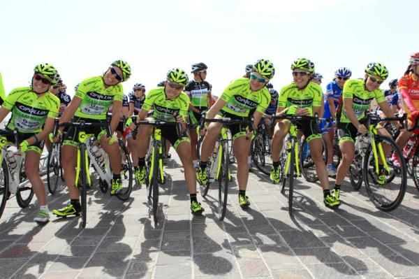 SC MCipollini Giambenini riders were in high spirits before the start