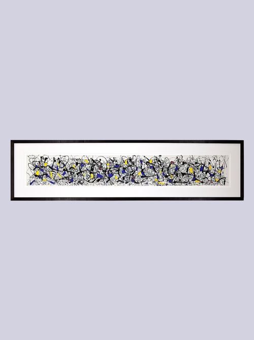 Jackson Pollock 'summertime' Framed Print & Mount