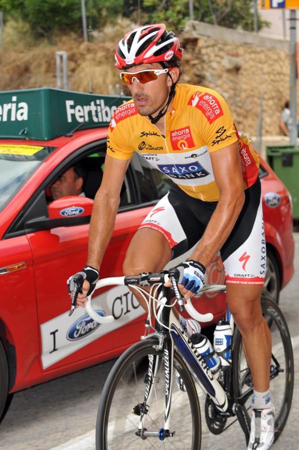 Fabian Cancellara couldn't hold onto the race lead on a mountainous stage.