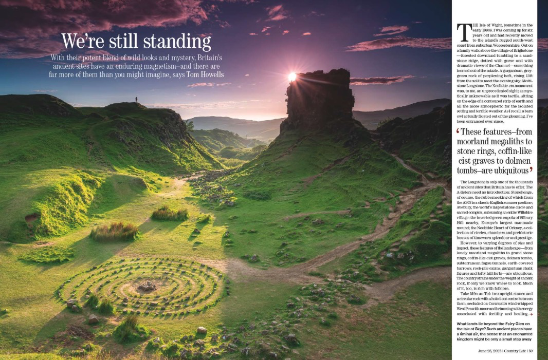 Country Life magazine spread