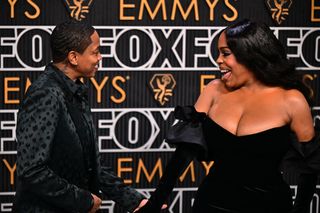 Niecy Nash and her wife singer Jessica Betts arrive for the 75th Emmy Awards