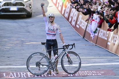 Tadej Poga?ar cruises to Strade Bianche victory after 81km solo attack |  Cycling Weekly