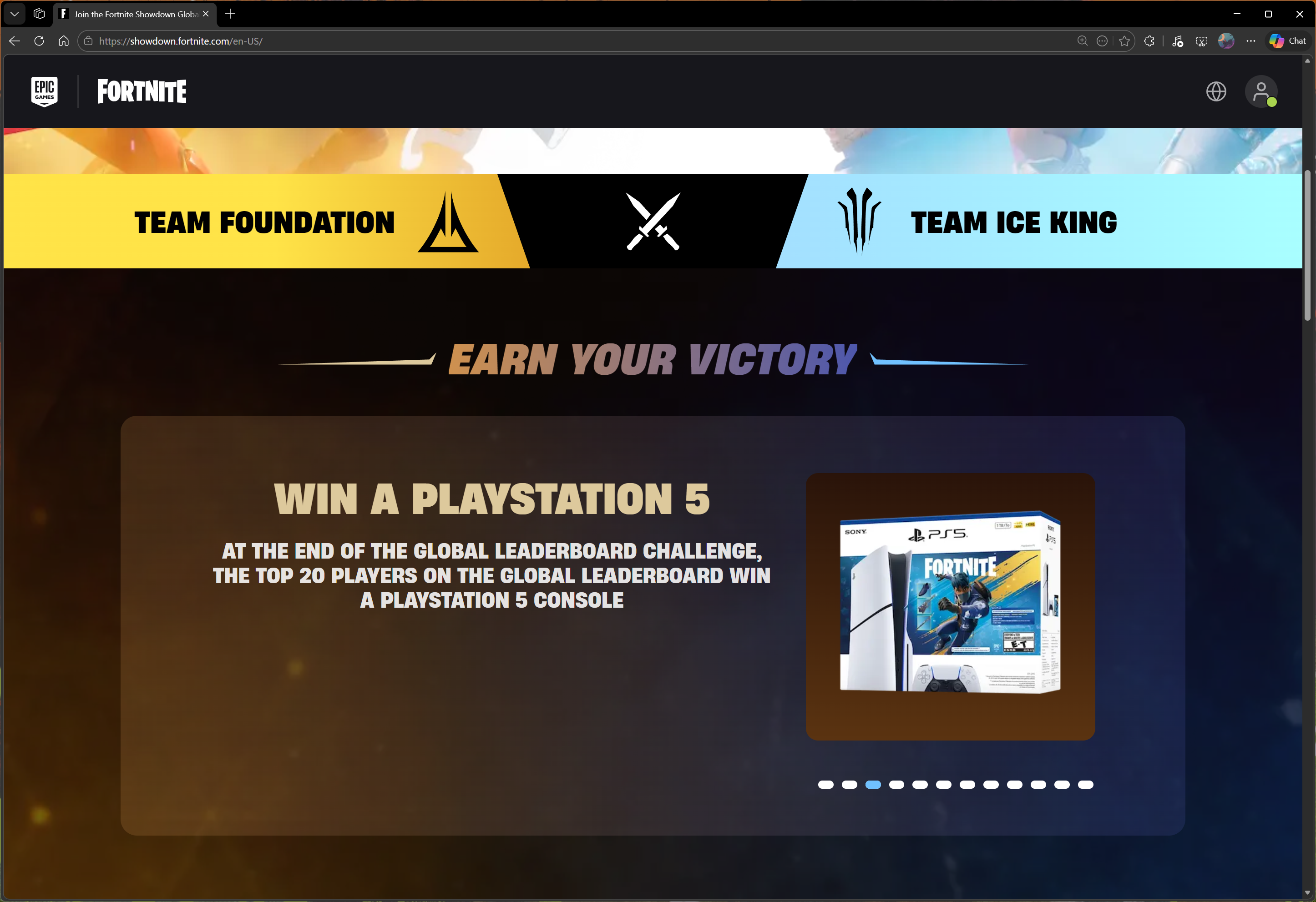 Fortnite: Showdown rewards