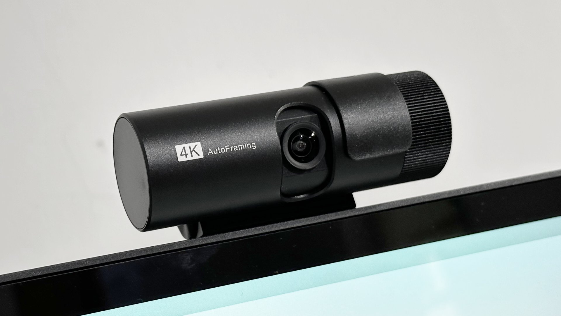 The Acer ProCreator PE320QXT on a desk in a home office during our testing process