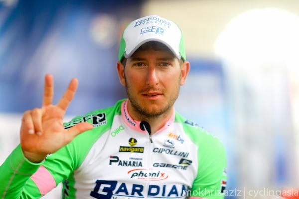 Sacha Modolo (Bardiani Valvole-CSF Inox) has now won three stages at the Tour of Qinghai Lake