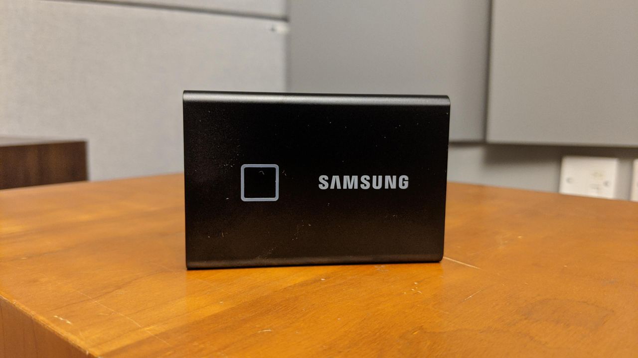 Samsung T7 Touch during our review