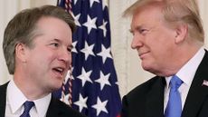 Donald Trump with controversial Supreme Court nominee Brett Kavanaugh