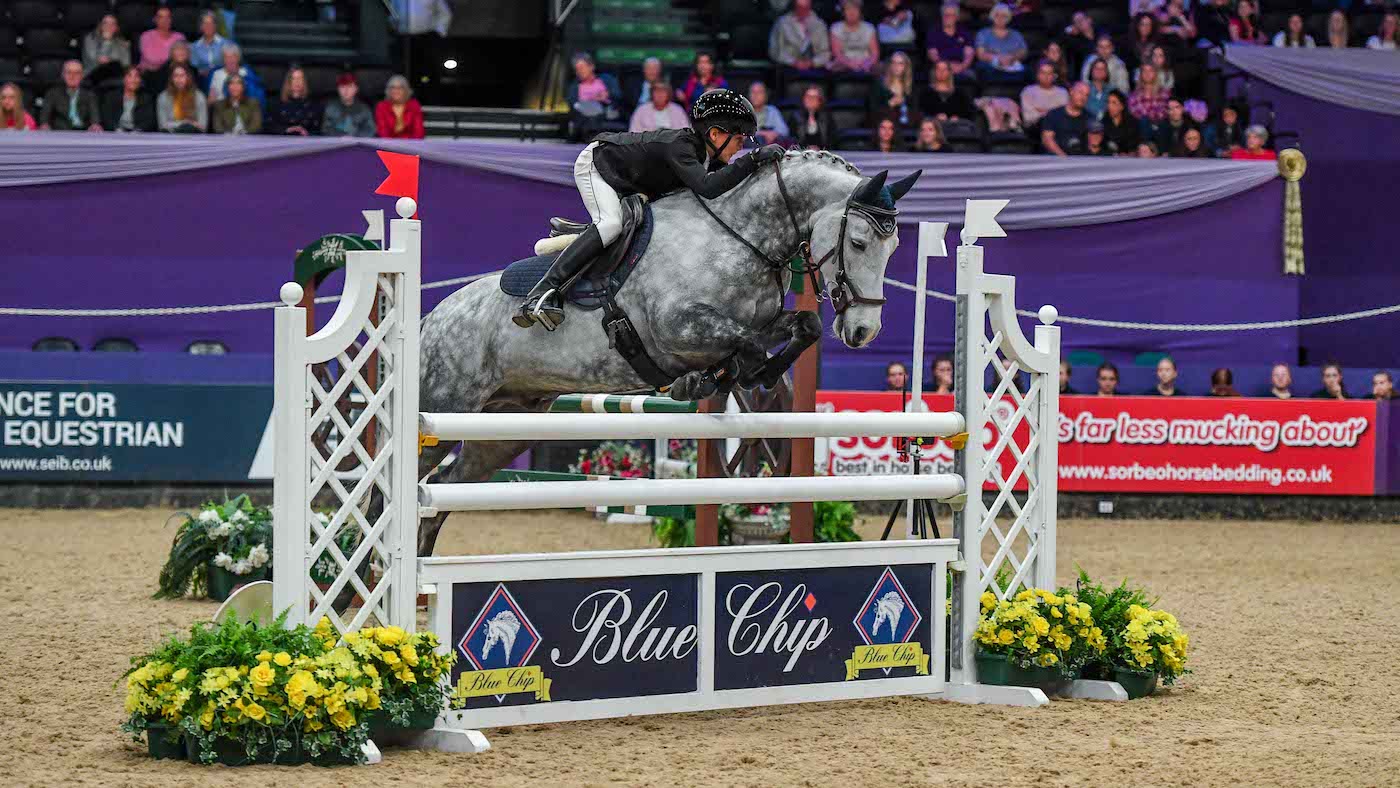 HOYS pony newcomers winners Thomas Bradburne and Derryinver Rocky