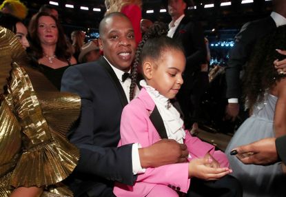 Jay-Z and Blue Ivy Carter.
