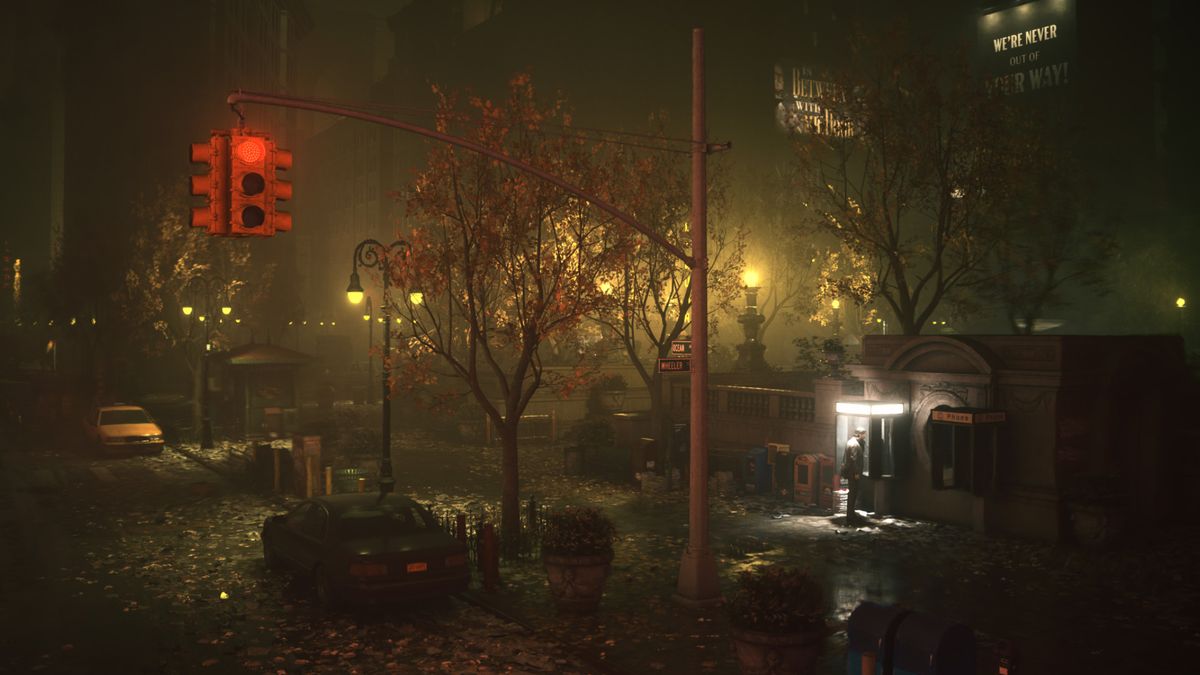 Screenshots of Alan in Alan Wake 2
