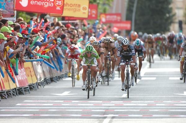 JJ Haedo was just shy of the win in Salamanca behind Mark Cavendish