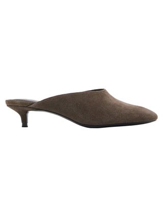 Split Suede Heeled Shoes