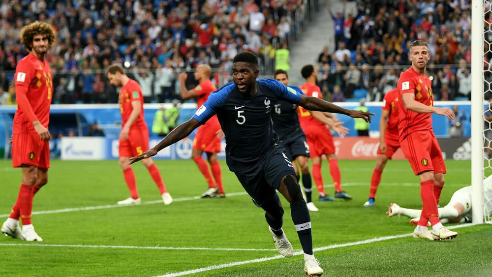 France 1 Belgium 0: Umtiti heads Les Bleus into World Cup final ...