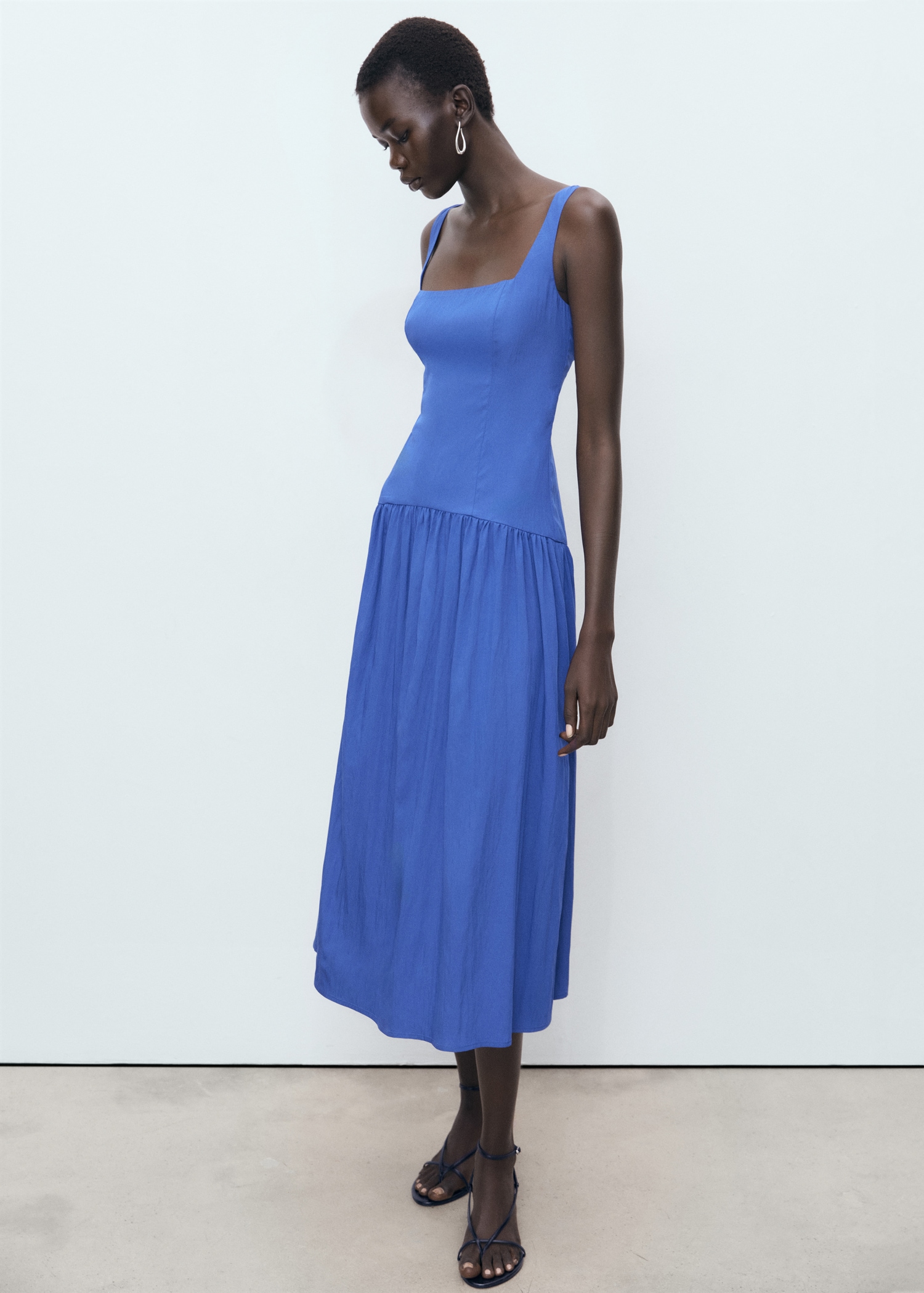 Flared Cotton Dress - Women | Mango Usa